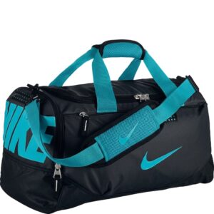 NIKE BLACK & TEAL DUFFEL BAG 20% off